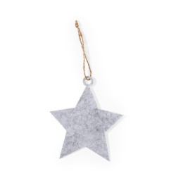 Set Ornement Noël Personnalisé Unique Chandun pas cher Matières : feutrine Couleurs : gris livraison express 24h 48h
