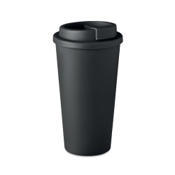 Gobelet double paroi isotherme personnalisable 475 ml - TUESDAY Matières : polypropylène (PP) Couleurs : noir cadeau entreprise 