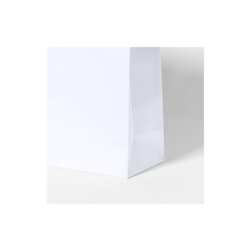 Sac Éco-responsable et Pratique de Shopping Personnalisé en Papier Recyclé Taurel Matières : papier recyclé Couleurs : blanc imp