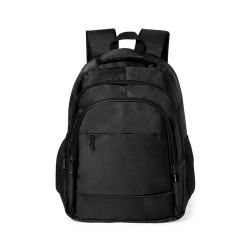 Sac à Dos Éco-responsable Confortable Personnalisé - Luffin Couleurs : noir Matières : nylon recyclé
