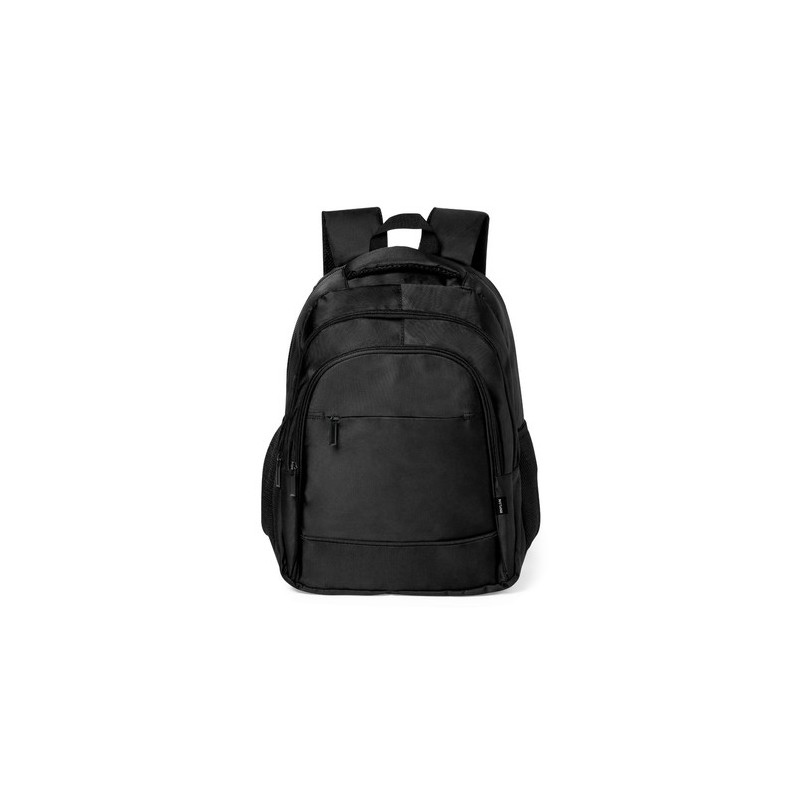 Sac à Dos Éco-responsable Confortable Personnalisé - Luffin Couleurs : noir Matières : nylon recyclé