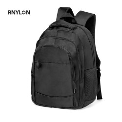 Sac à Dos Éco-responsable Confortable Personnalisé - Luffin Couleurs : noir Matières : nylon recyclé 2