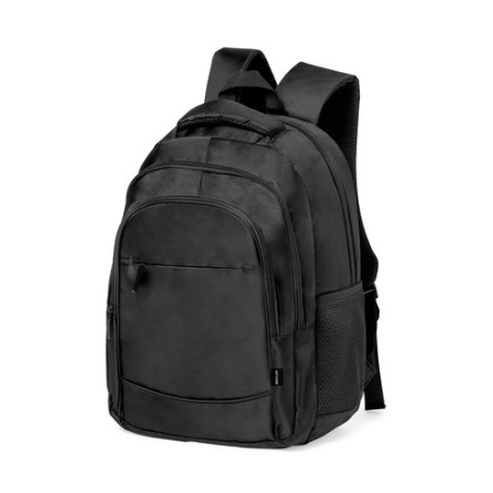 Sac à Dos Éco-responsable Confortable Personnalisé - Luffin Couleurs : noir Matières : nylon recyclé objet promotionnel éco-resp