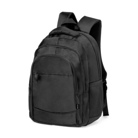 Sac à Dos Éco-responsable Confortable Personnalisé - Luffin Couleurs : noir Matières : nylon recyclé cadeau client original