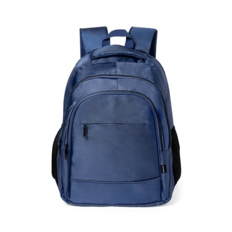 Sac à Dos Éco-responsable Confortable Personnalisé - Luffin Couleurs : bleu marine Matières : nylon recyclé personnalisable avec