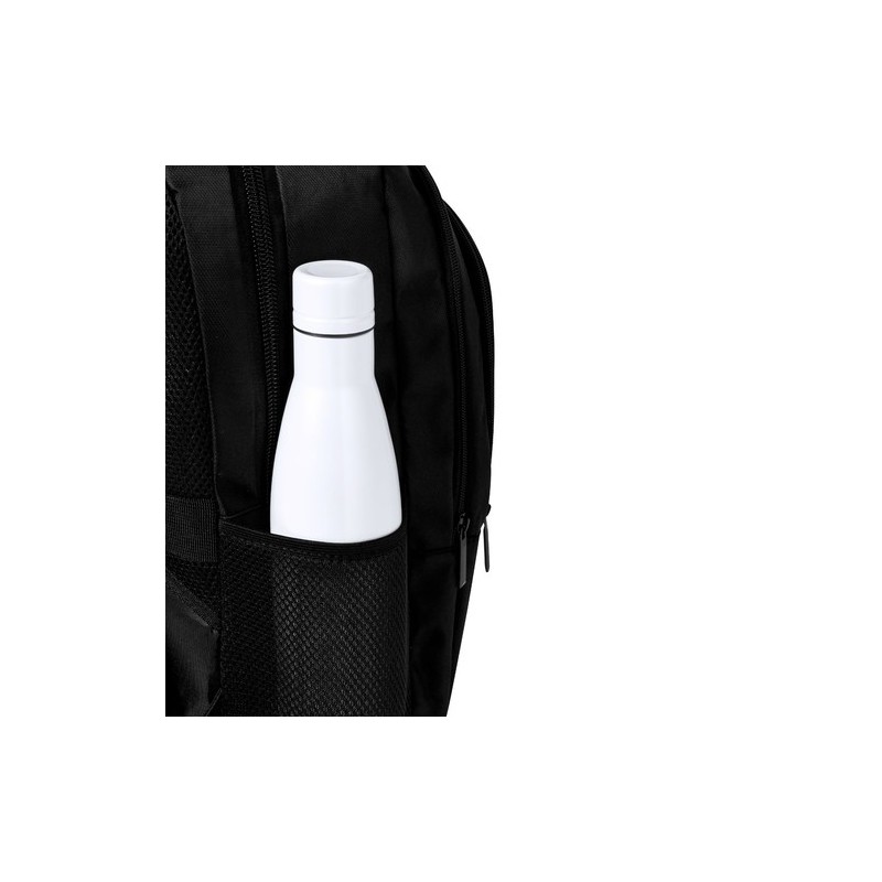 Sac à Dos Éco-responsable Confortable Personnalisé - Luffin Couleurs : gris Matières : nylon recyclé objet promo petit budget
