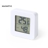 Station Météo Personnalisée Éco-responsable Tynna - Objets Publicitaires Couleurs : blanc personnalisable avec votre logo