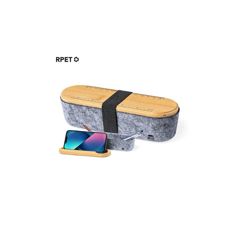 Trousse Éco-responsable Personnalisée pas cher Glaston Matières : bambou
