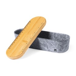 Trousse Éco-responsable Personnalisée pas cher Glaston Matières : bambou 2