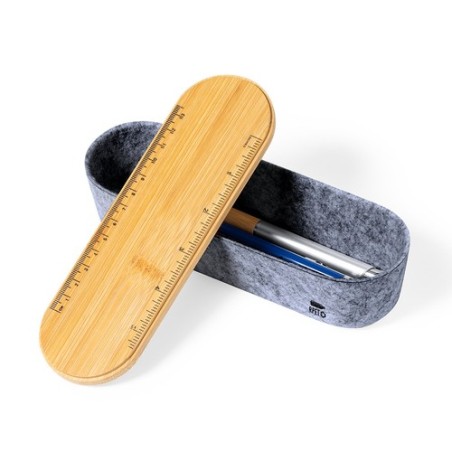 Trousse Éco-responsable Personnalisée pas cher Glaston Matières : bambou goodies publicitaire événementiel