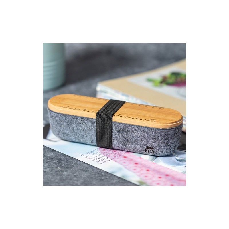 Trousse Éco-responsable Personnalisée pas cher Glaston Matières : bambou livraison express 24h 48h