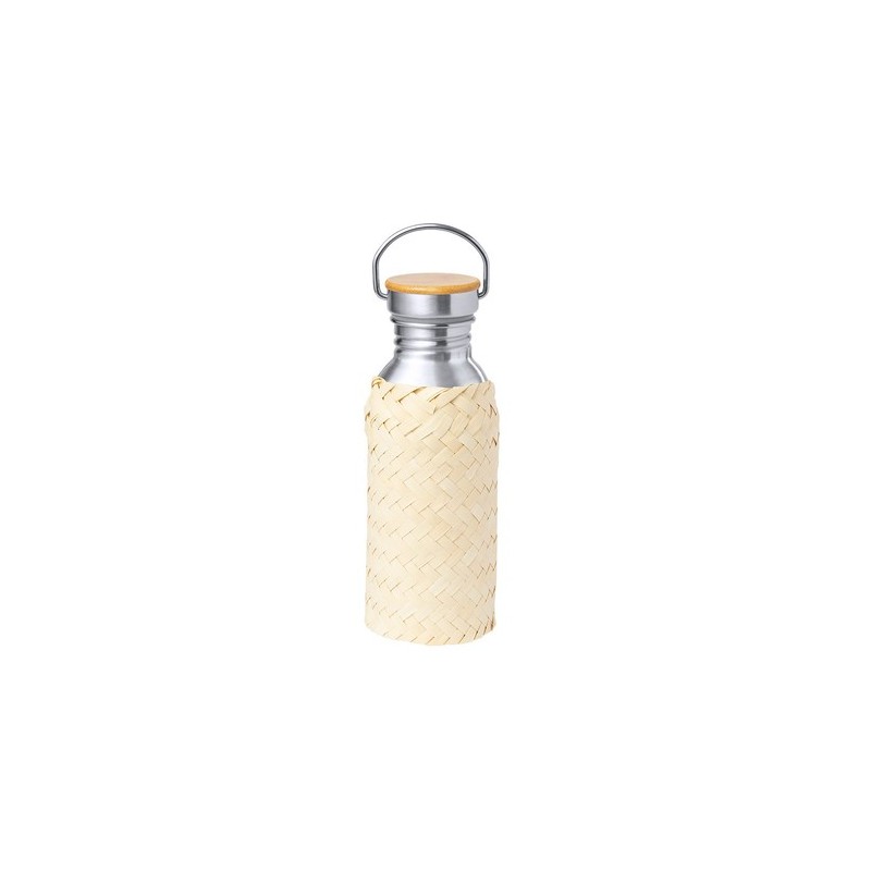 Gourde Éco-Design Personnalisée Unique Ninvux Matières : bambou goodies publicitaire événementiel