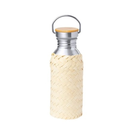 Gourde Éco-Design Personnalisée Unique Ninvux Matières : bambou goodies publicitaire événementiel
