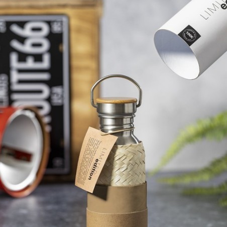 Gourde Éco-Design Personnalisée Unique Ninvux Matières : bambou impression haute définition