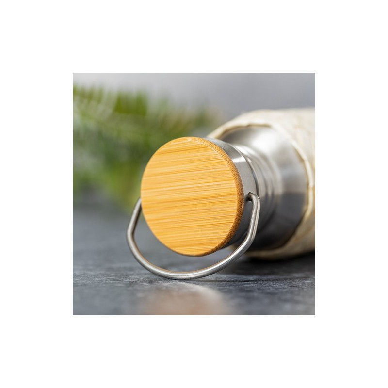 Gourde Éco-Design Personnalisée Unique Ninvux Matières : bambou livraison express 24h 48h