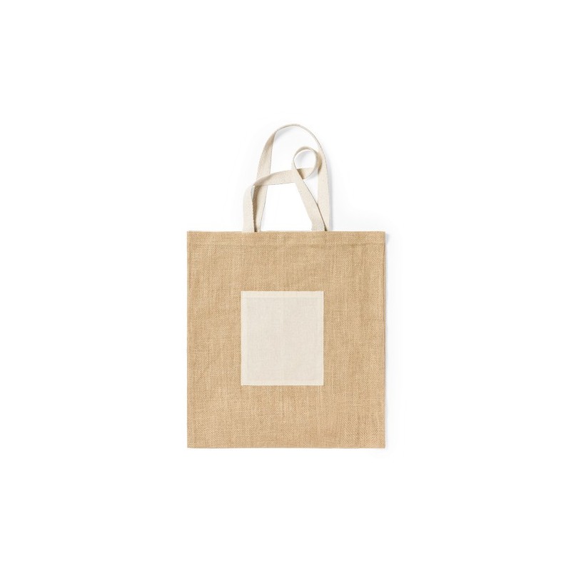 Sac Éco-responsable et Résistant Personnalisé de Shopping - Flobux Matières : coton Couleurs : naturel impression haute définiti