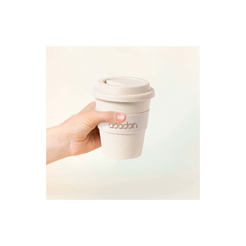 Gobelet Durable et Personnalisable Melpak Matières : polypropylène (PP) Couleurs : naturel cadeau entreprise pas cher
