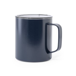 Mug isotherme personnalisé thermique Hanna Matières : acier inoxydable Couleurs : bleu marine
