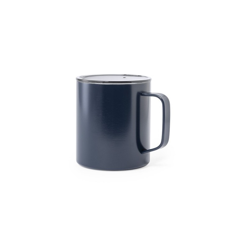 Mug isotherme personnalisé thermique Hanna Matières : acier inoxydable Couleurs : bleu marine