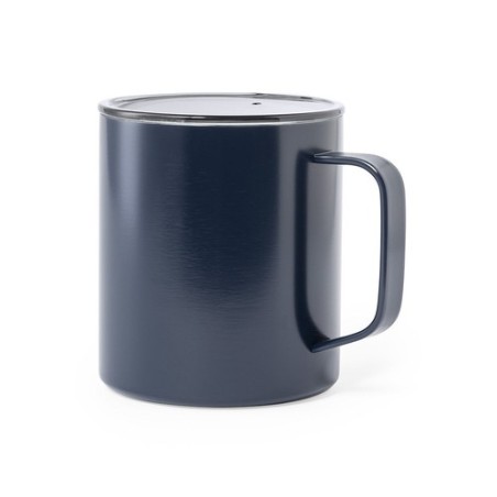 Mug isotherme personnalisé thermique Hanna Matières : acier inoxydable Couleurs : bleu marine