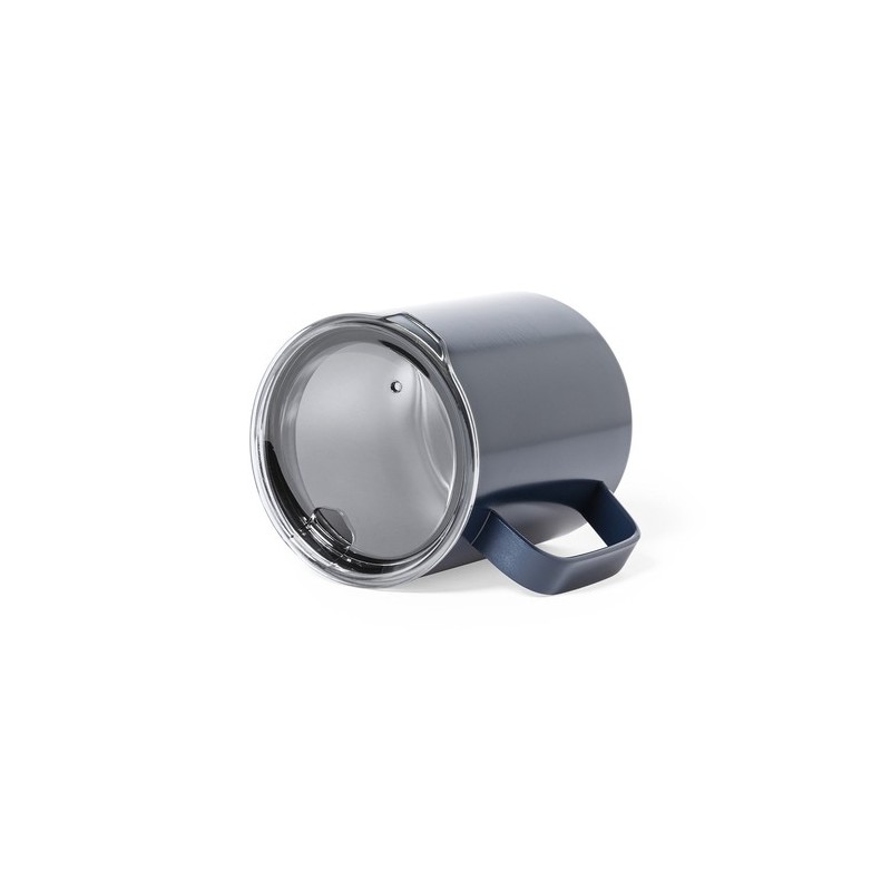 Mug isotherme personnalisé thermique Hanna Matières : acier inoxydable Couleurs : bleu marine goodies entreprise design