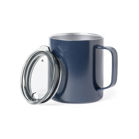 Mug isotherme personnalisé thermique Hanna Matières : acier inoxydable Couleurs : blanc objet promotionnel éco-responsable