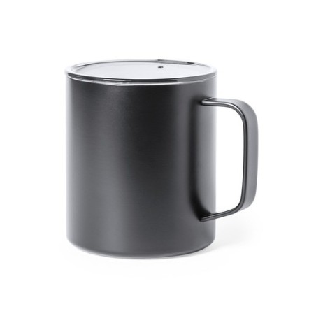 Mug isotherme personnalisé thermique Hanna Matières : acier inoxydable Couleurs : blanc personnalisation sur mesure