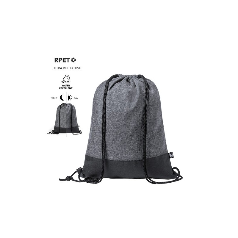 Sac à Dos Réfléchissant Durable Personnalisé pas cher Stabby Couleurs : gris Matières : polyester recyclé personnalisable avec v