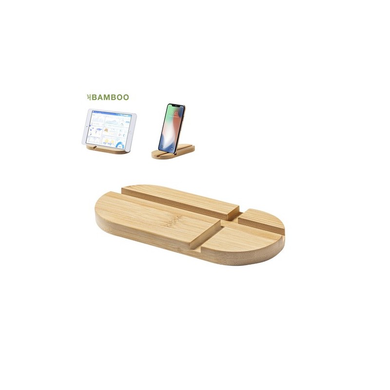 Support Éco-responsable Personnalisé pour Tablette - Lemins Pas Cher Matières : bambou