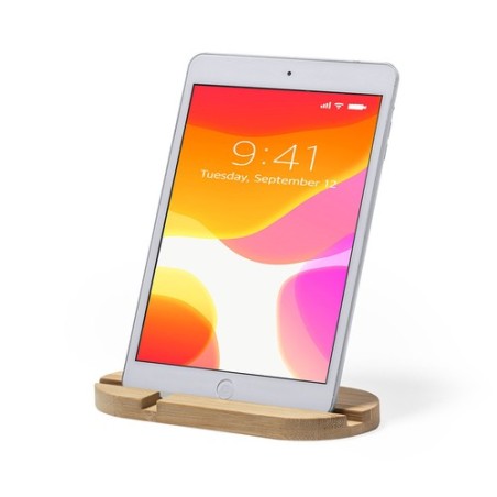 Support Éco-responsable Personnalisé pour Tablette - Lemins Pas Cher Matières : bambou goodies publicitaire événementiel