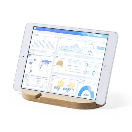 Support Éco-responsable Personnalisé pour Tablette - Lemins Pas Cher Matières : bambou impression haute définition