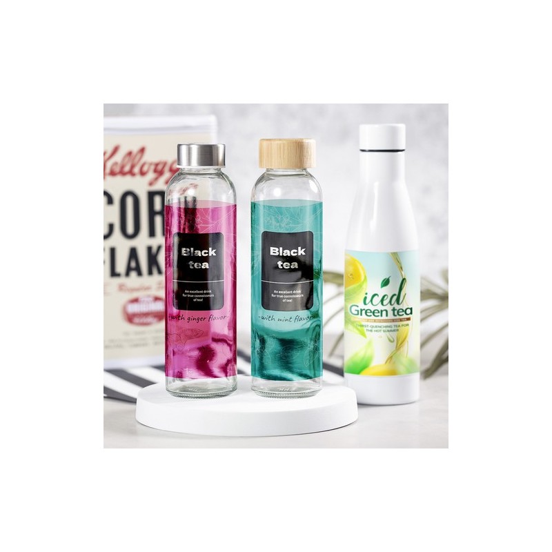 Gourde Éco-responsable Personnalisée Sublimation Crafor Matières : acier inoxydable Couleurs : blanc marquage laser ultra précis