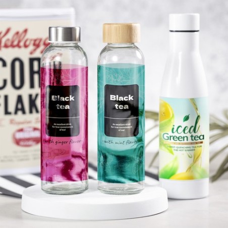 Gourde Éco-responsable Personnalisée Sublimation Crafor Matières : acier inoxydable Couleurs : blanc marquage laser ultra précis