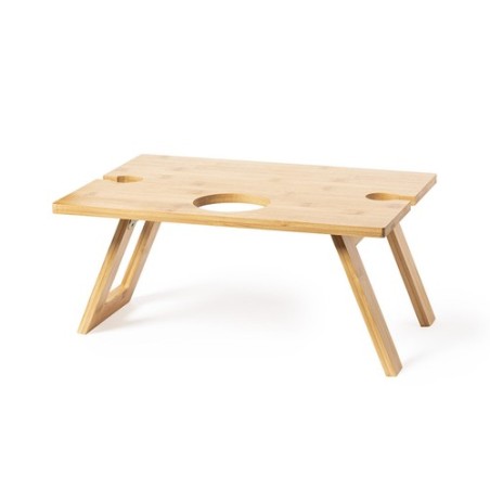 Table Pliante Éco-responsable Personnalisée pour Camping - Zarbok Matières : bambou impression haute définition