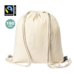 Sac à Dos Éco-responsable Personnalisé 100% Coton Fairtrade Sanfer Matières : coton Couleurs : naturel 2