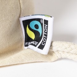 Sac à Dos Éco-responsable Personnalisé 100% Coton Fairtrade Sanfer Matières : coton Couleurs : naturel goodies publicitaire évén