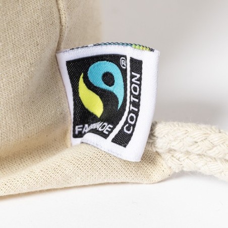Sac à Dos Éco-responsable Personnalisé 100% Coton Fairtrade Sanfer Matières : coton Couleurs : naturel goodies publicitaire évén