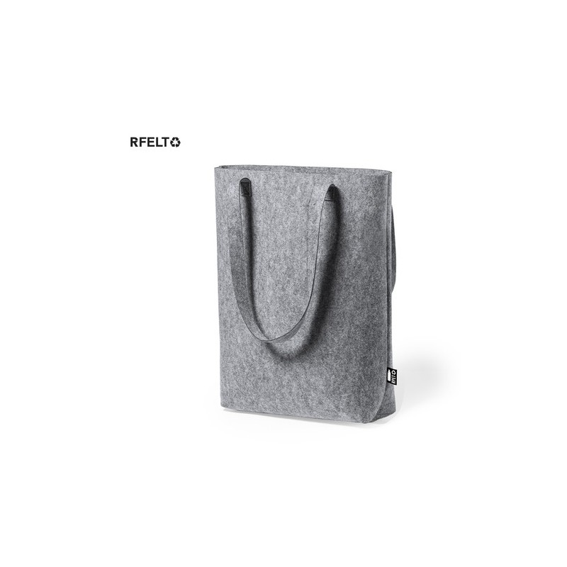 Sac Éco-Collection Pratique et Durable Personnalisé Biggy Matières : PET recyclé Couleurs : gris personnalisable avec votre logo