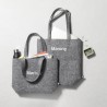 Sac Éco-Collection Pratique et Durable Personnalisé Biggy Matières : PET recyclé Couleurs : gris impression haute définition