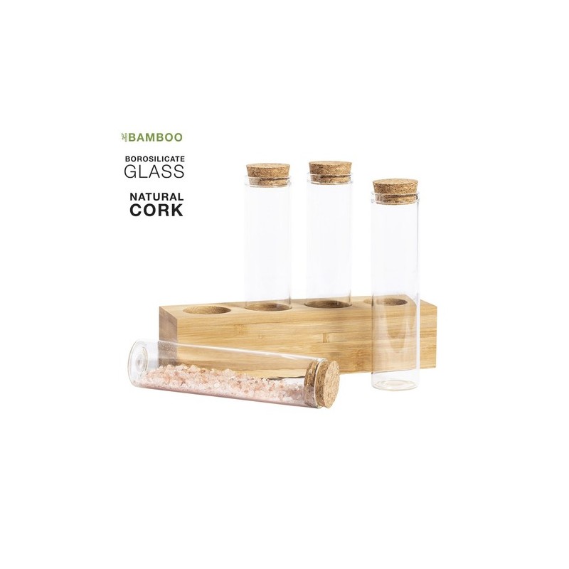 Set d'Épices Éco-responsable Personnalisé Tumber Matières : bambou