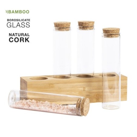 Set d'Épices Éco-responsable Personnalisé Tumber Matières : bambou