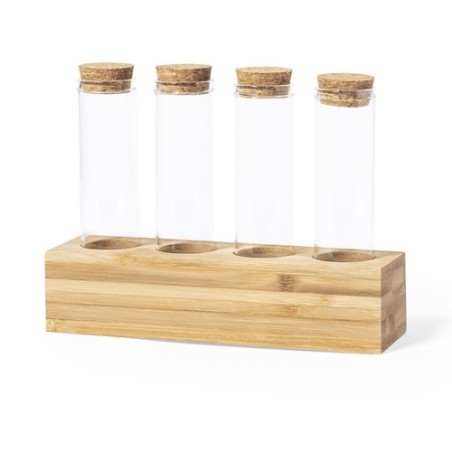 Set d'Épices Éco-responsable Personnalisé Tumber Matières : bambou personnalisable avec votre logo