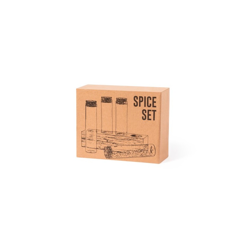Set d'Épices Éco-responsable Personnalisé Tumber Matières : bambou livraison express 24h 48h