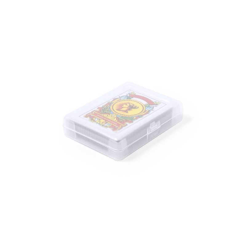 Jeu de Cartes Espagnol Personnalisé - Cadeau Publicitaire Tute marquage laser ultra précis