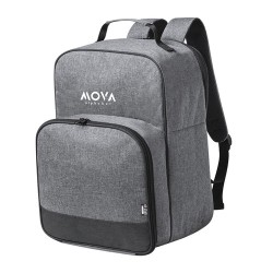 Sac à Dos Glacière Personnalisé Éco-responsable pour Pique-nique - Kazor Matières : PEVA Couleurs : gris cadeau entreprise pas c