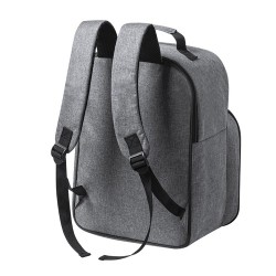 Sac à Dos Glacière Personnalisé Éco-responsable pour Pique-nique - Kazor Matières : PEVA Couleurs : gris goodies publicitaire év
