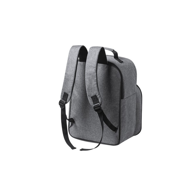 Sac à Dos Glacière Personnalisé Éco-responsable pour Pique-nique - Kazor Matières : PEVA Couleurs : gris goodies publicitaire év