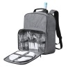 Sac à Dos Glacière Personnalisé Éco-responsable pour Pique-nique - Kazor Matières : PEVA Couleurs : gris impression haute défini