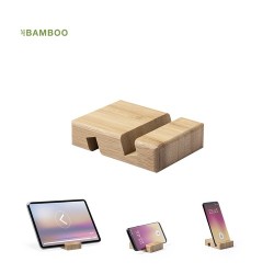 Support de bureau personnalisé en bambou - Delim pas cher Matières : bambou