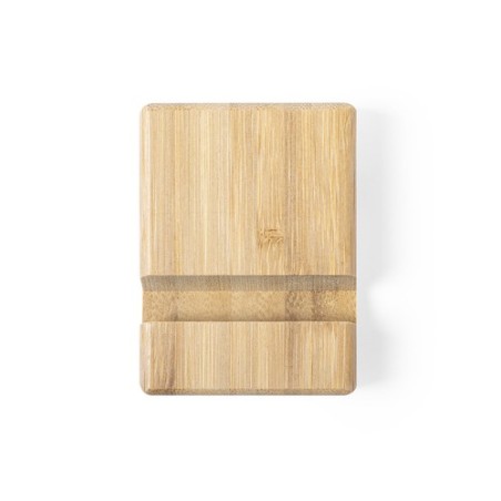 Support de bureau personnalisé en bambou - Delim pas cher Matières : bambou personnalisable avec votre logo